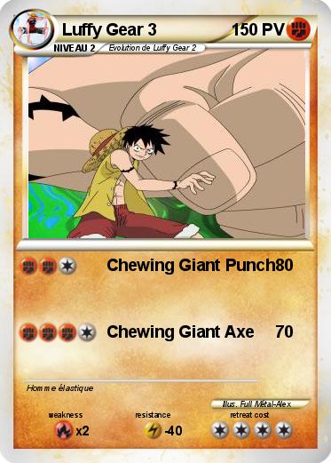Pokemon Luffy Gear 3