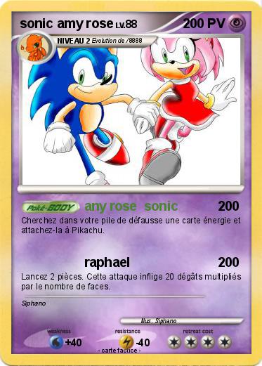 Pokemon sonic amy rose