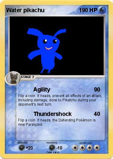 Pokemon Water pikachu
