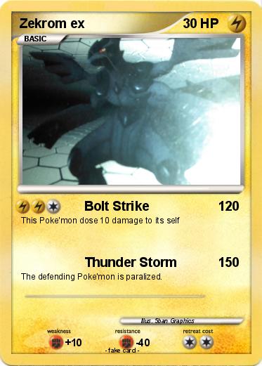 Pokemon Zekrom ex