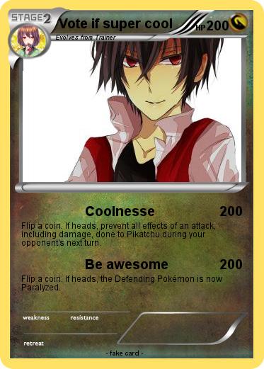 Pokemon Vote if super cool