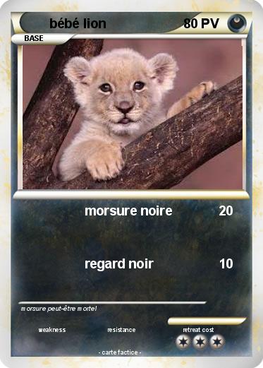Pokemon bébé lion