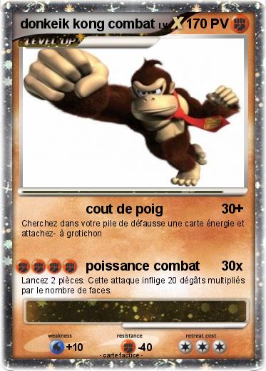 Pokemon donkeik kong combat