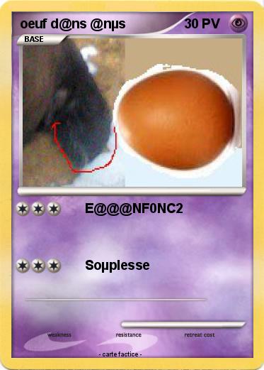 Pokemon oeuf d@ns @nµs