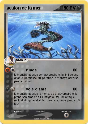 Pokemon acaton de la mer