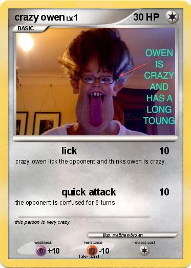 Pokemon crazy owen
