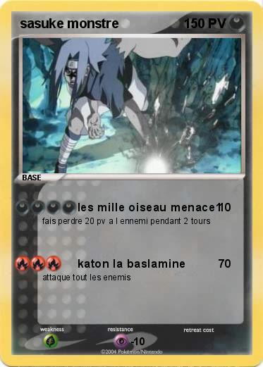 Pokemon sasuke monstre 