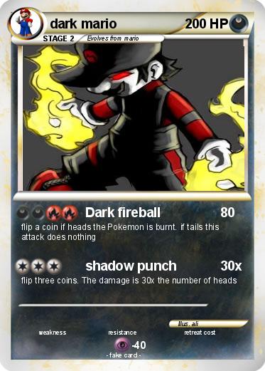 Pokemon dark mario