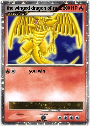 Pokemon the winged dragon of ra