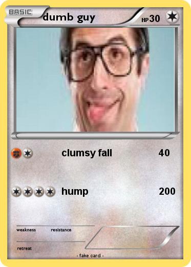 Pokemon dumb guy