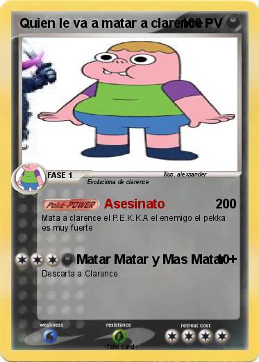 Pokemon Quien le va a matar a clarence