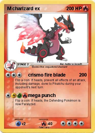 Pokemon M charizard ex