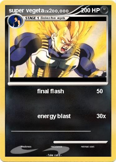 Pokemon super vegeta