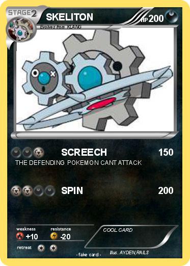 Pokemon SKELITON
