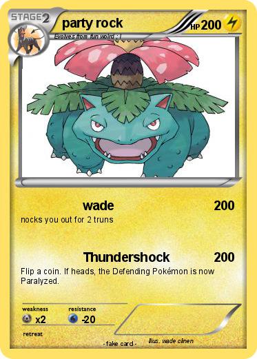 Pokemon party rock
