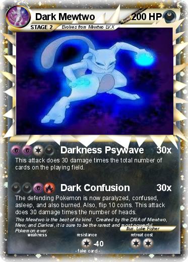 Pokemon Dark Mewtwo