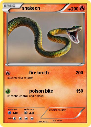 Pokemon snakeon