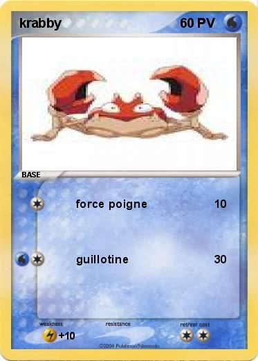 Pokemon krabby