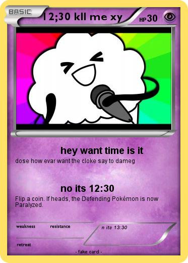 Pokemon 12;30 kll me xy