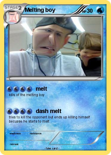 Pokemon Melting boy