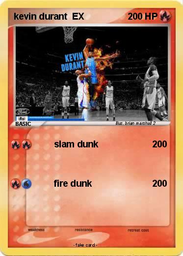 Pokemon kevin durant  EX