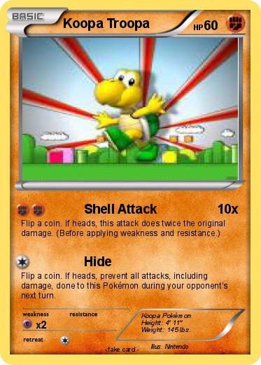 Pokemon Koopa Troopa