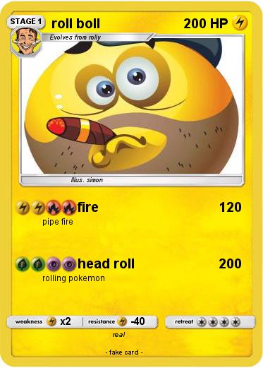 Pokemon roll boll