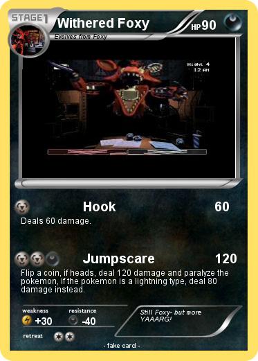 Pokemon Withered Foxy