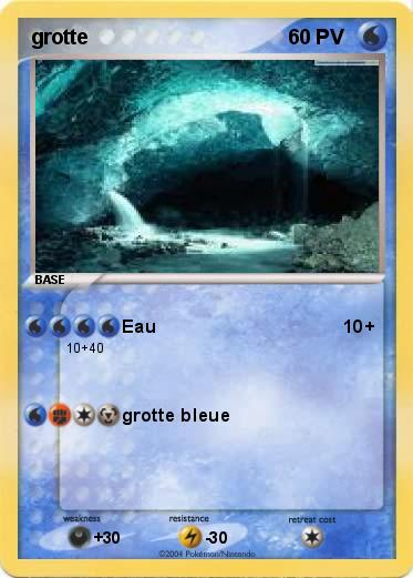Pokemon grotte 