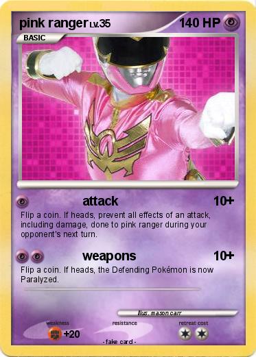 Pokemon pink ranger