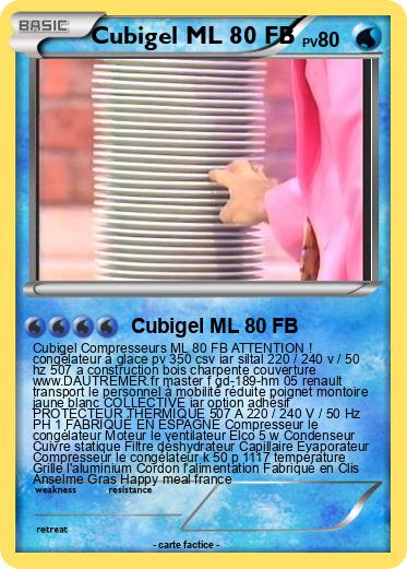 Pokemon Cubigel ML 80 FB