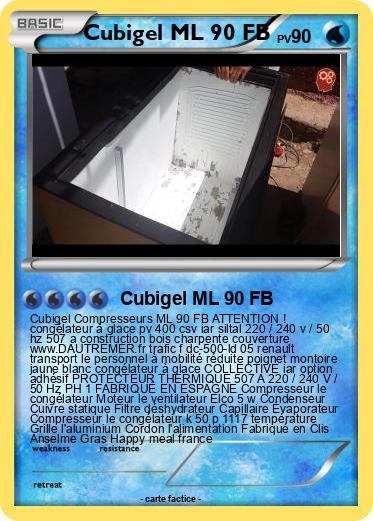 Pokemon Cubigel ML 90 FB