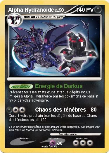 Pokemon Alpha Hydranoïde