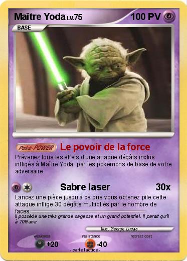 Pokemon Maître Yoda