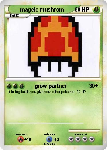 Pokemon mageic mushrom