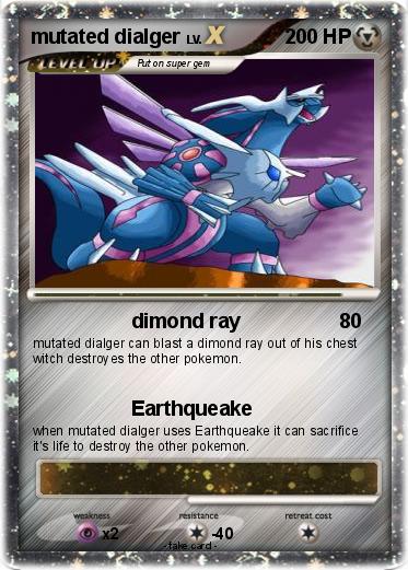 Pokemon mutated dialger