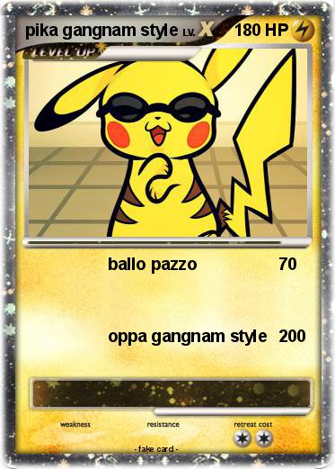 Pokemon pika gangnam style