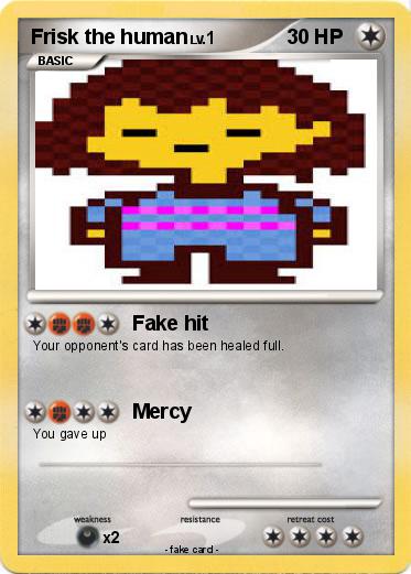 Pokemon Frisk the human