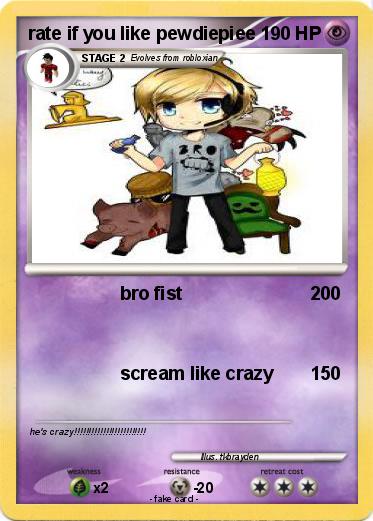 Pokemon rate if you like pewdiepiee