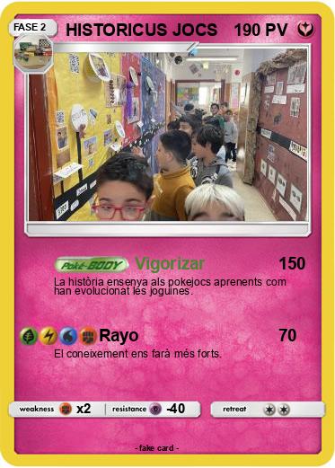 Pokemon HISTORICUS JOCS