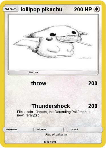 Pokemon lollipop pikachu