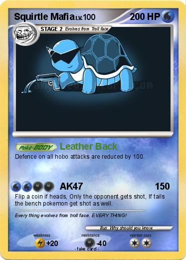 Pokemon Squirtle Mafia