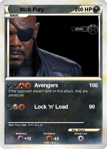 Pokemon Nick Fury