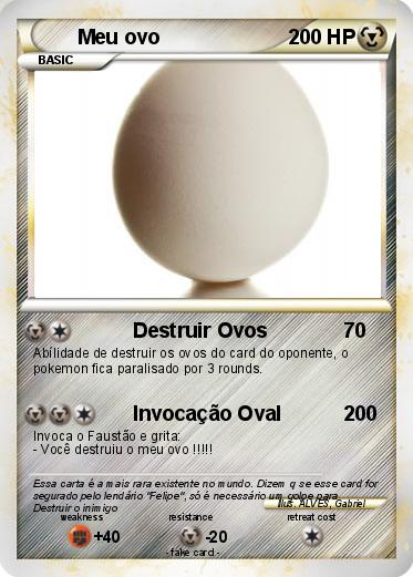 Pokemon Meu ovo