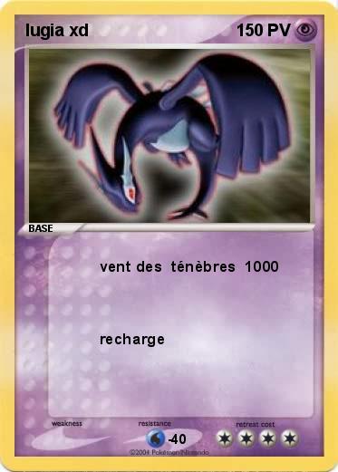 Pokemon lugia xd