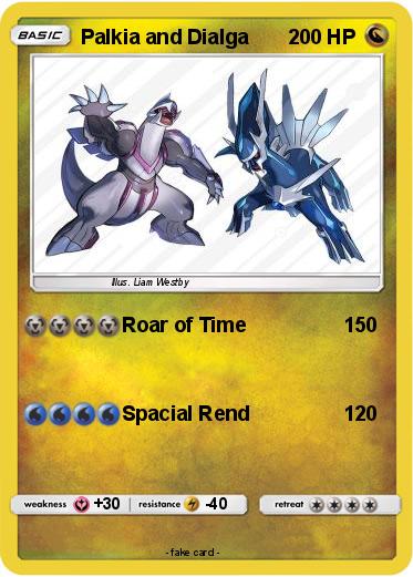Pokemon Palkia and Dialga
