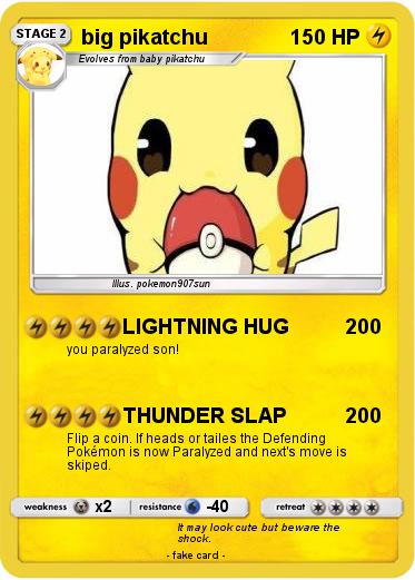 Pokemon big pikatchu