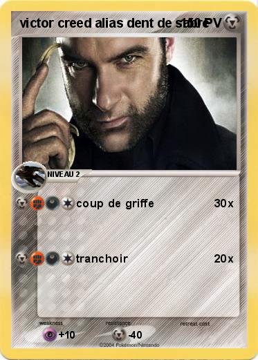 Pokemon victor creed alias dent de sabre