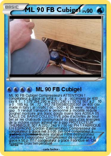 Pokemon ML 90 FB Cubigel