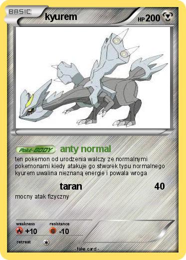 Pokemon kyurem